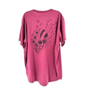 ARIAT Rebar Workman American Scream T-Shirt Men's 2XL Marron Pocket Cowboy Rodeo